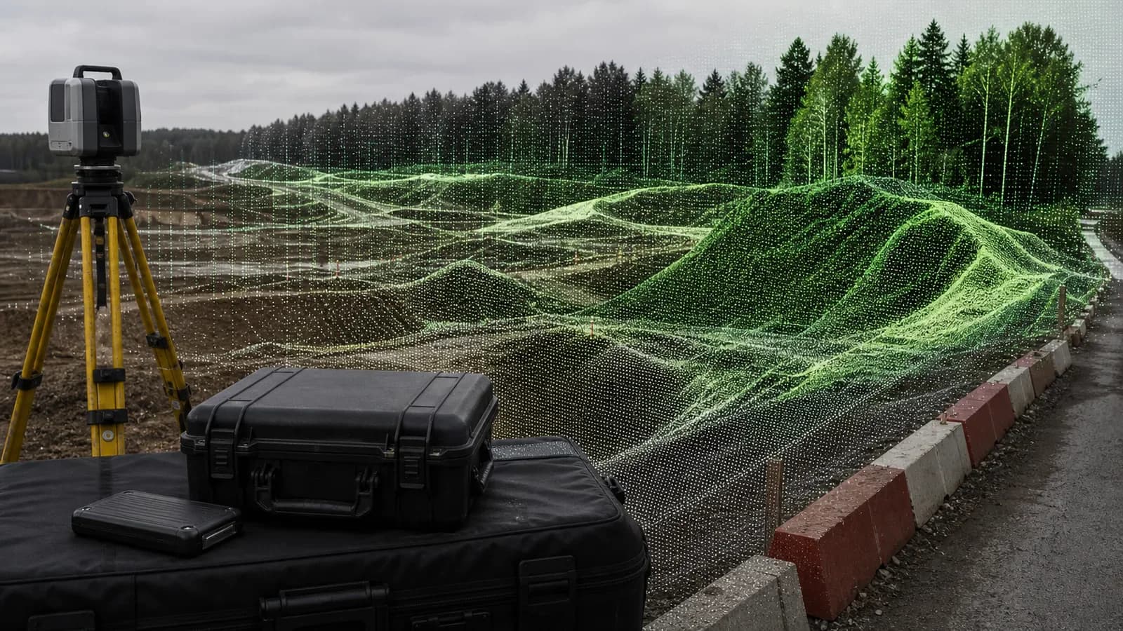 LAS и LAZ для больших LiDAR-массивов, территории и рельефа