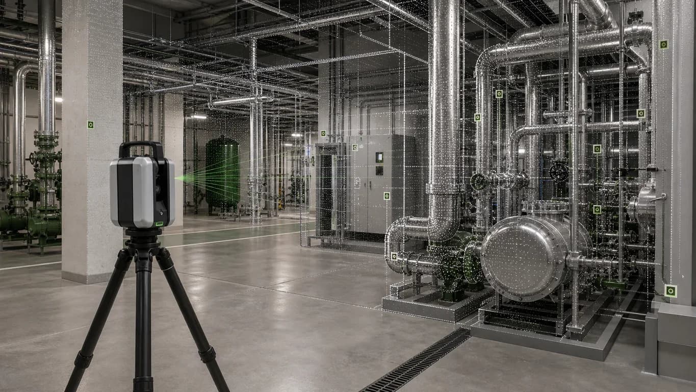 Когда выбрать лазерное 3D-сканирование вместо фотограмметрии для сложной геометрии