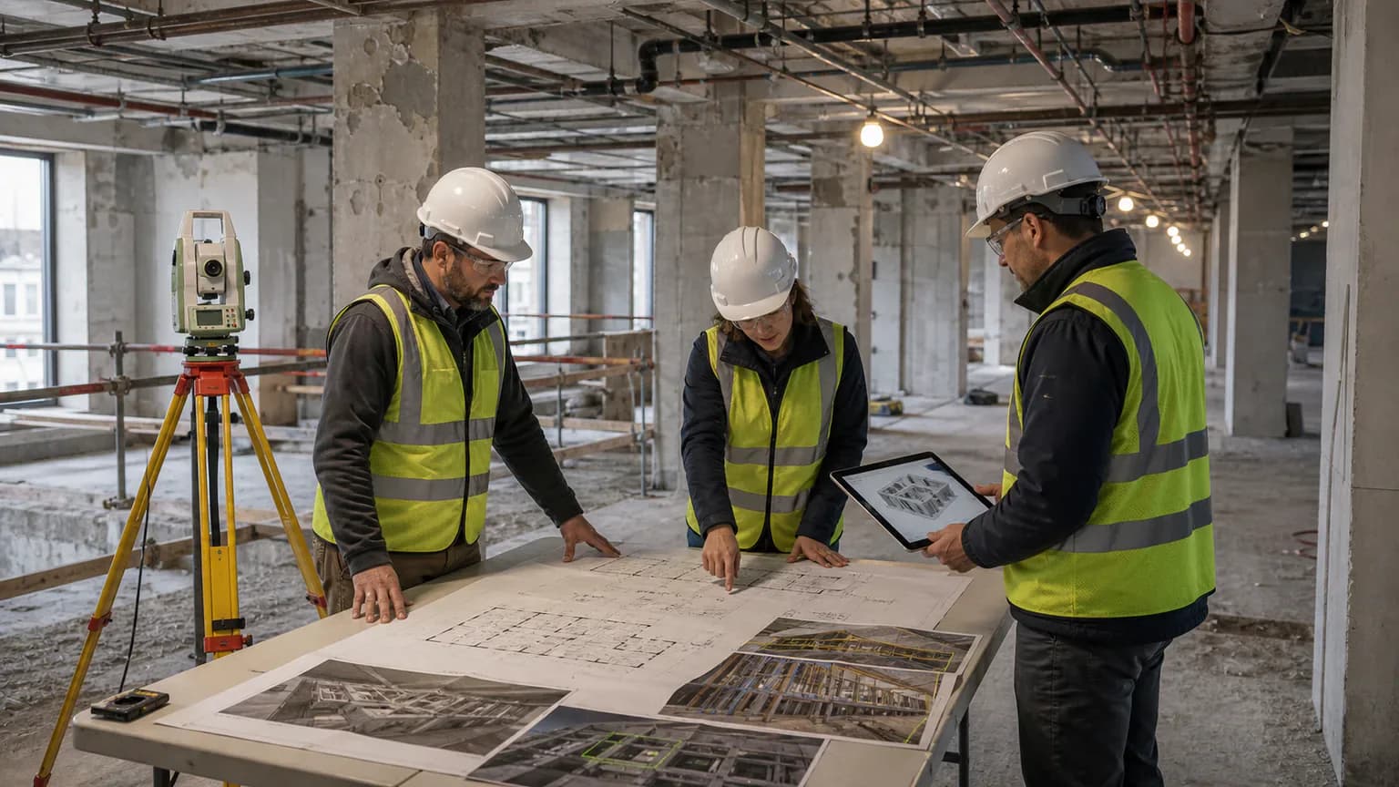 Проектная команда согласует уровень детализации BIM-модели на объекте реконструкции